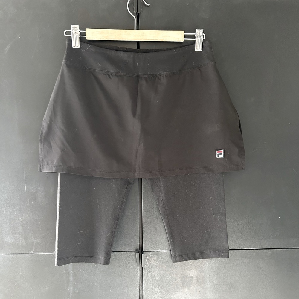 Fila Black Skirt Capri Size Small